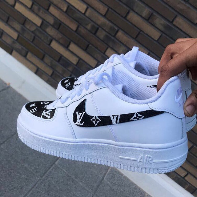 LV Louis Vuitton NIKE AIR force 1 AF1 men's and women's casual sneaker –  CONNAIMAX STORE